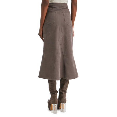 KNEE GODET SKIRT - Why are you here?