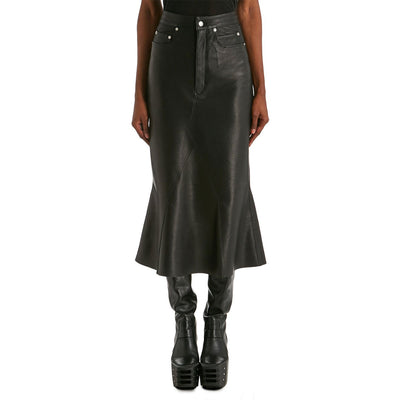 KNEE GODET SKIRT - Why are you here?