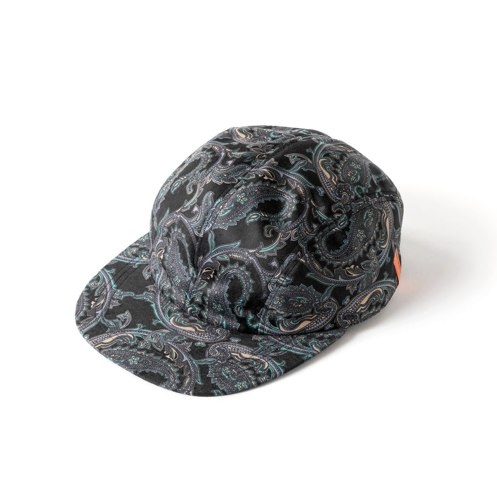 PAISLEY VELOUR CAMP CAP - Why are you here?