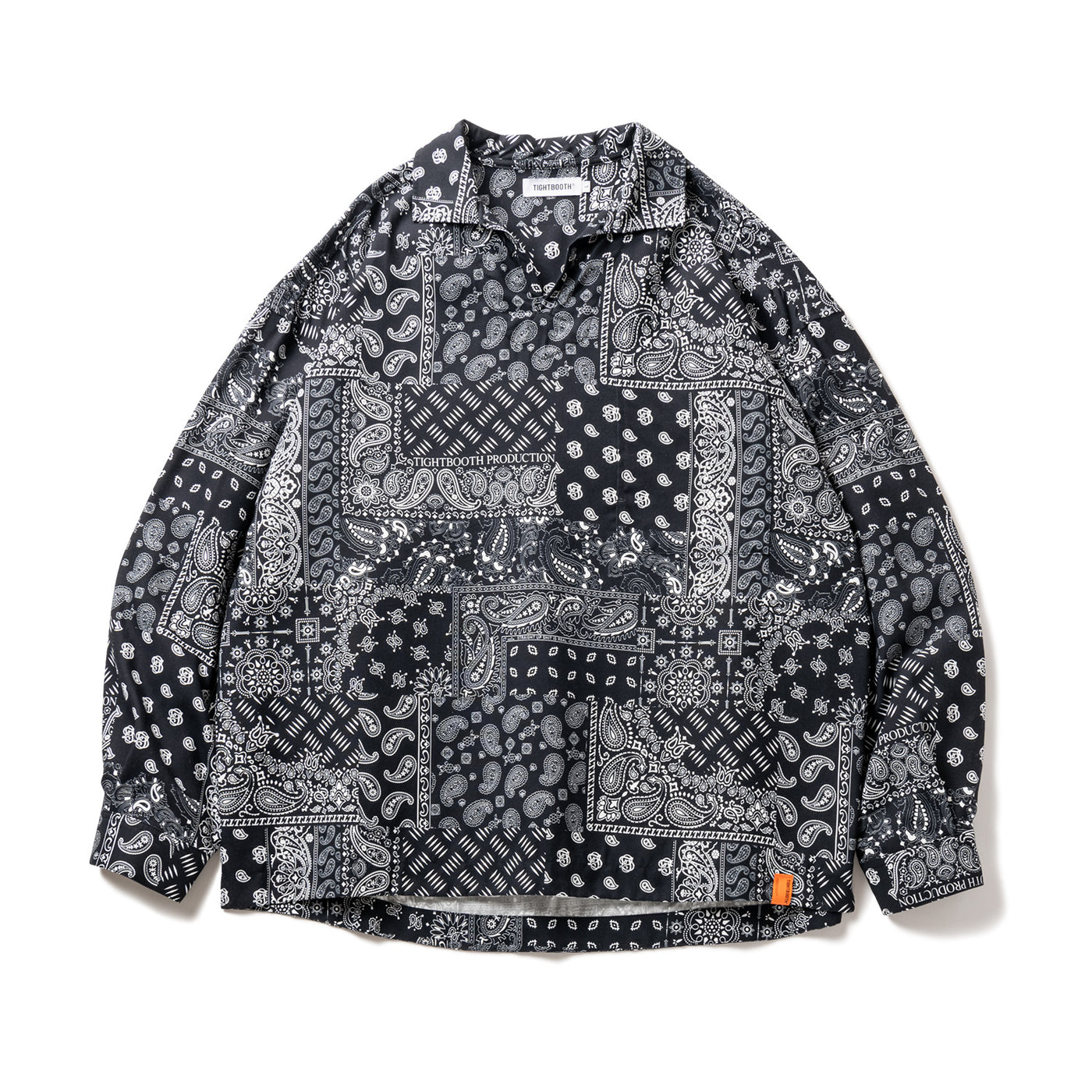 PAISLEY L/S OPEN SHIRT - TIGHTBOOTH