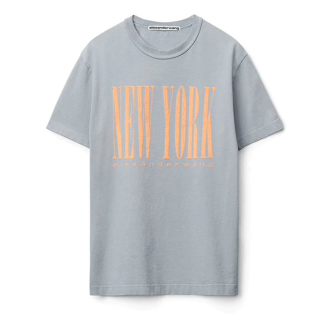 コンパクトジャージー nyパフ グラフィックtシャツ - Alexander Wang