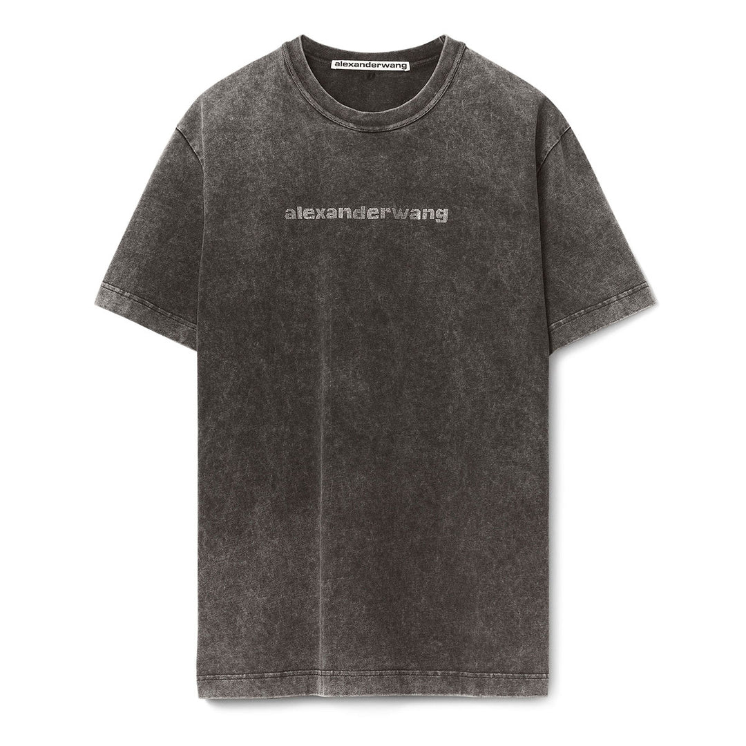 コンパクトジャージー ホットフィックスロゴ グリル tシャツ - Alexander Wang