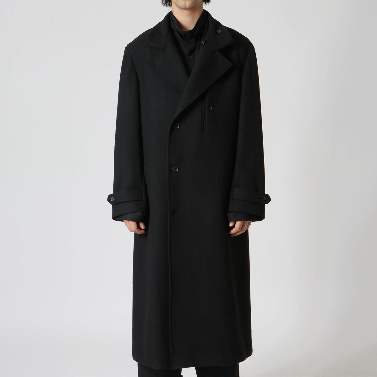 DWELLER LONG COAT WOOL DOBBY 【公式通販】 DWELLER LONG COAT WOOL DOBBY 【公式通販】