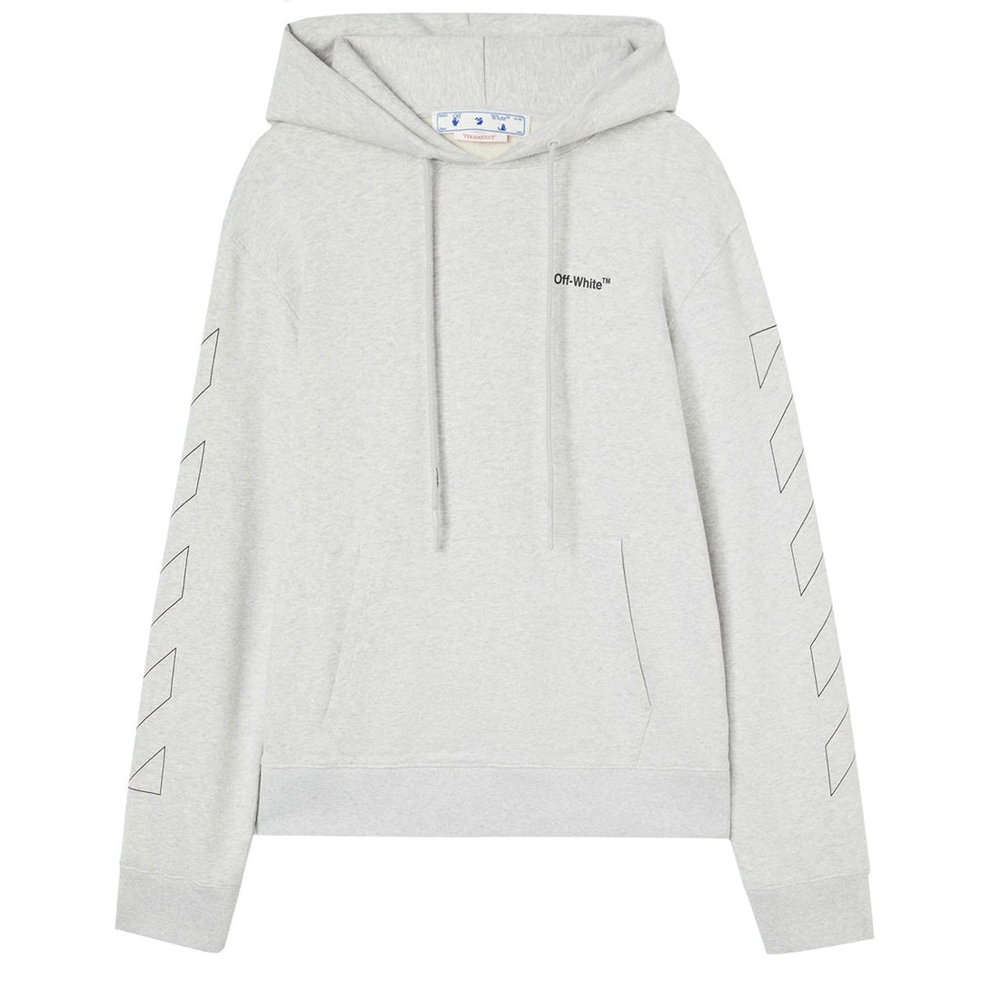 DIAG OUTLINE SLIM HOODIE - Why are you here?