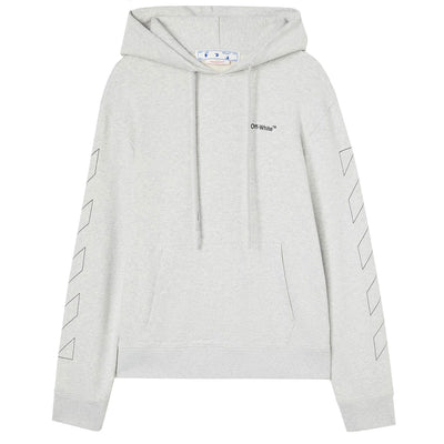 DIAG OUTLINE SLIM HOODIE - Why are you here?