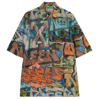NEEN ALLOVER OVER S/S SHIRT - Why are you here?