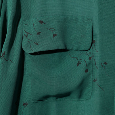 Classic Shirt - Poly Chiffon / Floral Printed - Needles