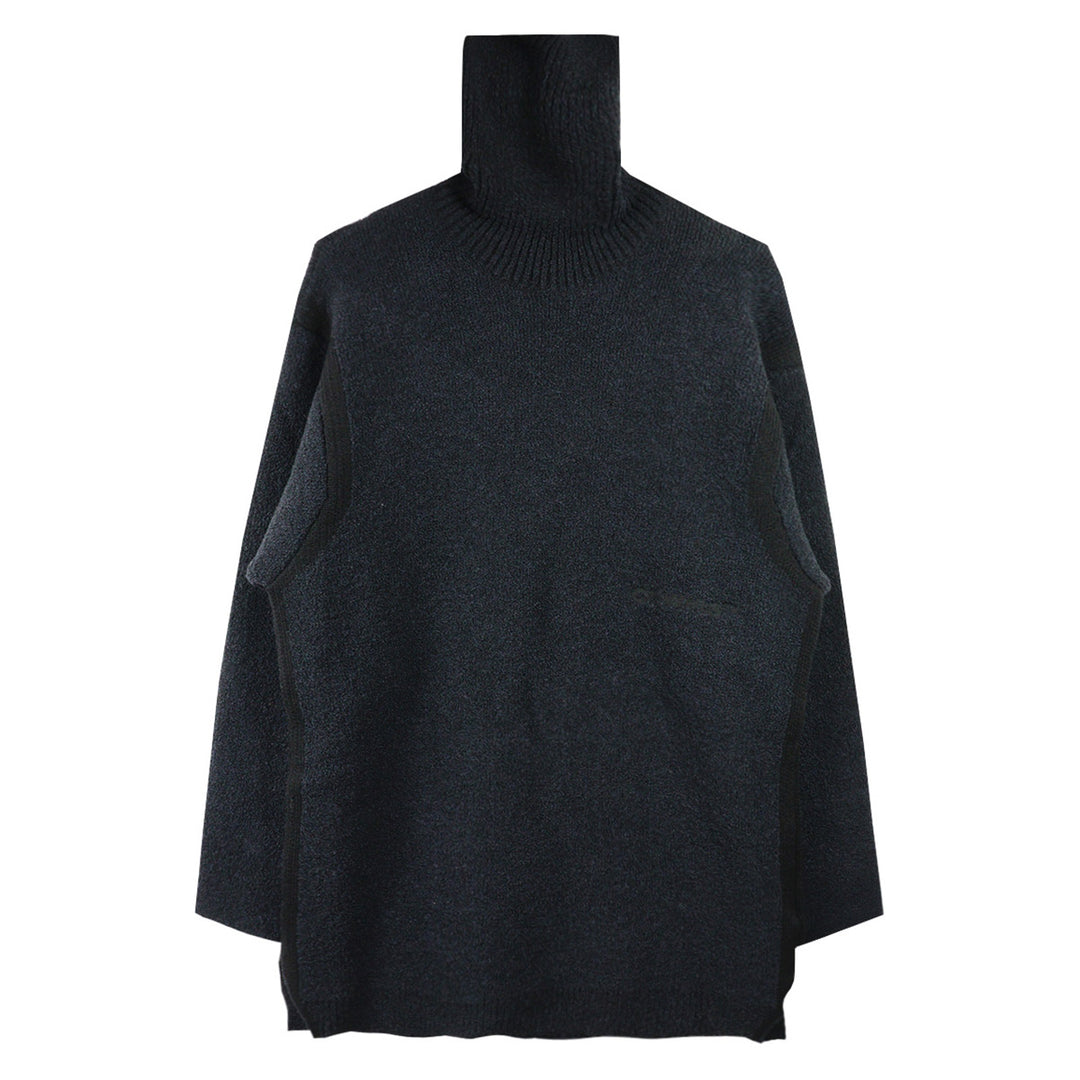 MICRO BOUCLE KNIT TURTLENECK - Why are you here?