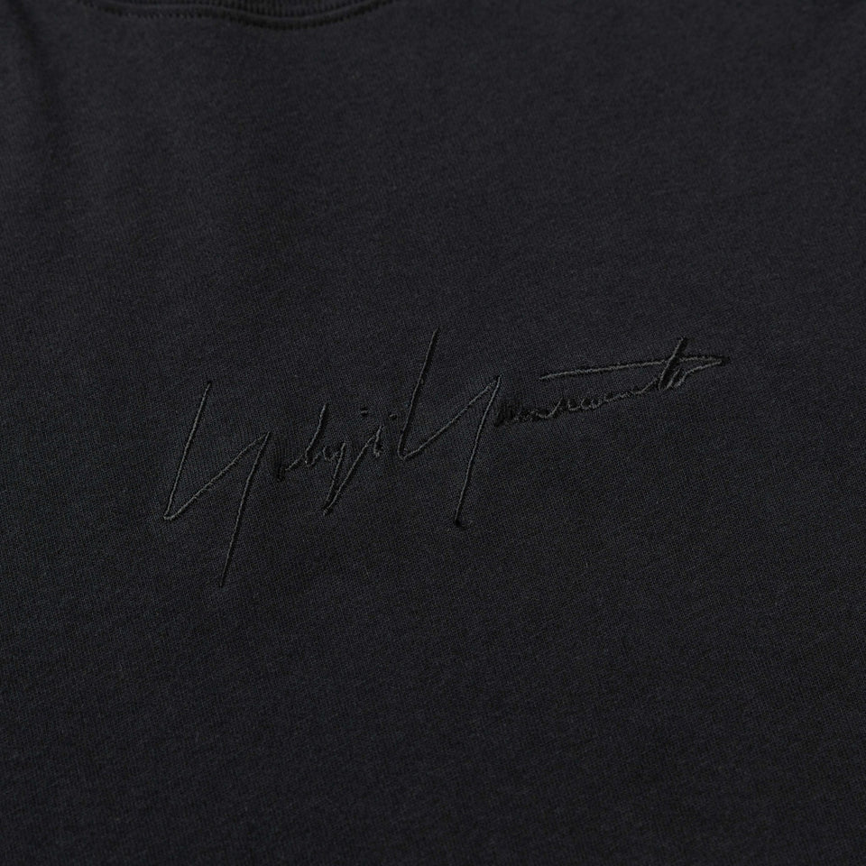 長袖 コットン Tシャツ Yohji Yamamoto SS23 ダリア ブラック